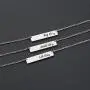 MAOFAED Big Middle Little Sister Necklaces Bar Necklace Gift for Sister Family Love Necklace