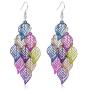 Aisansty Dangle Earrings for Women Handmade Boho Super Lightweight Chandelier Dangle Drop Earring Gold Silver Plated