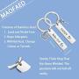 MAOFAED Father Daughter Gift Dad Keychain Daddy and Baby Girl Keychain BDSM Keychain DDLG Gifts Daddydom Gift Babygirl Gift
