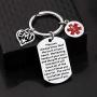 WSNANG EMT Gift Emergency Medical Technician Jewelry Your Kind Spirit Will Touch All of The Lives of Those You Care for Keychain Paramedic Gift Medical Technician Gift