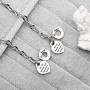 G-Ahora Aunt and Niece Bracelet Set The Love Between Aunt and Niece is Forever Gift for Aunt Jewelry from Niece