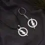 Rinhoo Stainless Steel Superhero Flash Lightning Pendant Necklace for Men boy girls Gift Rinhoo Stainless Steel Superhero Flash Lightning Pendant Necklace for Men boy girls Gift