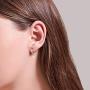 ZEINZE 925 Sterling Silver Star Moon Opal Earrings for Women Girls Cute Bling Drop Dangle Earrings Jewelry Gift Christmas Birthday Gift