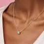 Pandora Jewelry Square Sparkle Halo Cubic Zirconia Necklace in Sterling Silver, 17.7'' Pandora Jewelry Square Sparkle Halo Cubic Zirconia Necklace in Sterling Silver, 17.7''