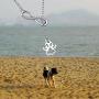 Dog Paw Print Pendant Infinity Love Heart Necklace Dogs Lover Gift