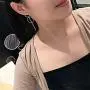 Geometric Double Circle Hoop Dangle Earrings Simple 8 Infinity Knot Bar Tassel Drop Earrings for Women Jewelry Geometric Double Circle Hoop Dangle Earrings Simple 8 Infinity Knot Bar Tassel Drop Earrings for Women Jewelry