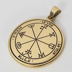 Bronze Third Pentacle of Saturn Talisman for Evocation
