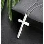 FIBO STEEL Stainless Steel Cross Pendant Chain Necklace for Men Women, 22-30 Inches FIBO STEEL Stainless Steel Cross Pendant Chain Necklace for Men Women, 22-30 Inches