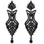 EVER FAITH Womens Rhinestone Crystal Art Deco 1920s Wedding Vase Flower Leaf Teardrop Earrings EVER FAITH Womens Rhinestone Crystal Art Deco 1920s Wedding Vase Flower Leaf Teardrop Earrings