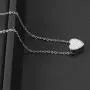 Jude Jewelers Stainless Steel Small Heart Charm Collar Necklace Jude Jewelers Stainless Steel Small Heart Charm Collar Necklace