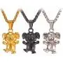U7 Women Teen Girls Boys Cute Animal Necklace Stainless Steel/18K Gold Plated Pet Series Jewelry Pig/Dachshund/Panda Bear/Horse/Camel/Dolphin/Sheep/Turtle Pendant Necklace with Chain 22 Inch