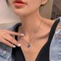 HLDIFENGGS Cute Butterfly Necklaces for Teen Girls Trendy, Cute Teen Jewelry Purple Small Butterfly chokers Necklaces for Women (2 Pieces)