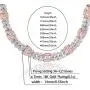 JINAO Hip Hop 6 Times 14k Gold Plated 14mm Miami Cuban Link Chains Necklace Iced Out Paved Bling Drip Sharp Edge Cuban with Baguette CZ for Men JINAO Hip Hop 6 Times 14k Gold Plated 14mm Miami Cuban Link Chains Necklace Iced Out Paved Bling Drip Sharp Edge Cuban with Baguette CZ for Men