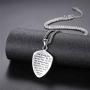 U7 Shield of Faith/Inspirational Pendant Chain 22 Inch Joshua 1:9 Cross Amulet Necklace, Text Engrave Customizable, 3 Color Options