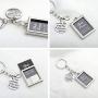 Gzrlyf Memorial Photo Frame Keychain I Will Hold You in My Heart until I can Hold You in Heaven Keychain