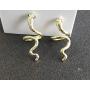 HUASAI 3D Snake Rings，Adjustable Simple Open Ring Personalized Middle Finger Thumb Ring Animal Halloween Jewelry Gifts for Women Girls