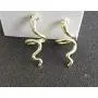 HUASAI 3D Snake Rings，Adjustable Simple Open Ring Personalized Middle Finger Thumb Ring Animal Halloween Jewelry Gifts for Women Girls