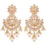 Aheli Indian Chandelier Pearl Beaded Dangle Earrings Ethnic wear Bollywood style Perfect for Wedding, Party Fashion Jewelry for Women