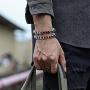 Jewdreamer 10Pcs Hematite Magnetic Bracelets for Men Women Tiger Eye Natural Stone Beaded Bracelets Magnetic Therapy Bracelet Lava Rock Oil Diffuser Aromatherapy Bracelets Set