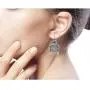 NOVICA Carved Dangle Earrings with Cultured Freshwater Pearls and Peridot, Day Dreamers
