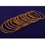 Touchstone ''Golden Bangle Collection Indian Bollywood Ethnic Filigree with Modern Twist Charming Look Thick Designer Jewelry Bangle Bracelets Set of for Women in Antique Gold Tone.