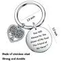Sister Jewelry, Best Friend Keychain, Christmas Day Gift Wedding Birthday Gift