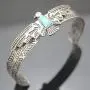 Q&Q Fashion Vintage Tribal Southwest Turkey Eagle Blue Stone Aztec Cowgirl Bracelet Bangle Cuff Q&Q Fashion Vintage Tribal Southwest Turkey Eagle Blue Stone Aztec Cowgirl Bracelet Bangle Cuff
