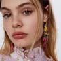 Parrot Earrings for Women,Zircon Drop Dangle Earrings Hypoallergenic,Boho Animal Earrings for Girls,Gifts for Bird Lovers