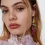 Parrot Earrings for Women,Zircon Drop Dangle Earrings Hypoallergenic,Boho Animal Earrings for Girls,Gifts for Bird Lovers