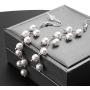 Vagalbox Pearl Earrings, Dangle Earrings Deco Earrings Pageant Earrings for Women Girls Kids