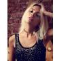 Mudder Velvet Gothic Choker Necklaces Double Layer Punk Chokers for Women and Girls, 3 Pieces