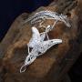 Eove Sterling Silver Arwen Evenstar Pendant Necklace Elvish Jewelry