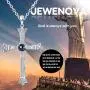 Jewenova Cross Projection Necklace for Women Men Bible Lords Prayer Cross Necklace Cubic Zirconia Cross Pendant Necklace Christian Religious Jewelry Gifts for Women Jewenova Cross Projection Necklace for Women Men Bible Lords Prayer Cross Necklace Cubic Zirconia Cross Pendant Necklace Christian Religious Jewelry Gifts for Women