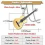 Xusamss Punk Rock Music Style Titanium Steel Guitar Pendant Necklace,24inches Box Chain Xusamss Punk Rock Music Style Titanium Steel Guitar Pendant Necklace,24inches Box Chain