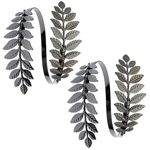 RechicGu 2 Pieces Wedding Arm Bracelet Tree Leaf Cuff Bangle Band Upper Open Armlet Armband Adjustable Set Jewelry Minimalist Festival Dancer RechicGu 2 Pieces Wedding Arm Bracelet Tree Leaf Cuff Bangle Band Upper Open Armlet Armband Adjustable Set Jewelry Minimalist Festival Dancer