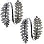 RechicGu 2 Pieces Wedding Arm Bracelet Tree Leaf Cuff Bangle Band Upper Open Armlet Armband Adjustable Set Jewelry Minimalist Festival Dancer