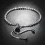 MRSXXNTY White Gold Plated Cubic Zirconia Adjustable Tennis Bracelet for Women Girls Fashion Jewelry Gift for Women Girls