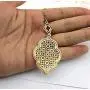StylesILove Womens Trendy Pave Rhinestone Long Chain Quatrefoil Pendant Necklace Dangle Earrings