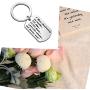 BEKECH Wedding Anniversary Keychain Happy 2rd 5th 6th 7th 10th 20th 25th 30th Anniversary Keyring Gift Wedding Ideas Anniversary Keepsake for Him Her Anniversary Jewelry