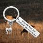 WSNANG Hunting Gift Enjoy The Hunt But Find Your Way Back to Me Keychain Gift for Hunter Dad Husband Boyfriend Brother Wildlife Outdoorsman Jewelry