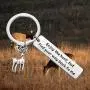 WSNANG Hunting Gift Enjoy The Hunt But Find Your Way Back to Me Keychain Gift for Hunter Dad Husband Boyfriend Brother Wildlife Outdoorsman Jewelry