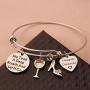 SEIRAA New Beginnings Gift She Took A Deep Breath and Let It Go Bracelet Divorce Gift Encouraging Gift for Her