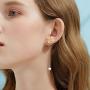 POPKIMI Pearl Earrings for Women 925 Sterling Silver Dangle Drop Earrings