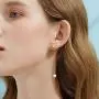 POPKIMI Pearl Earrings for Women 925 Sterling Silver Dangle Drop Earrings