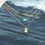 Yfe Pineapple Pendant Necklace Jewelry Layered Gold Necklace Choker for Women and Girls Layering Personalize Necklace (Style2)