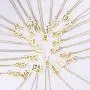 Letter Necklaces for Women Personalized Necklaces 18K Gold Plated Initial Pendant Old English Name Necklaces A-Z Bridesmaid Gift for Girls