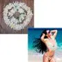 Udalyn Hawaiian Luau Flower Leis Jumbo Necklaces Bracelets Headband Anklets Set 6-7 Pack