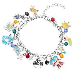 BEKECH Classic Movie Charm Bracelet for Women Vintage TV Series Moive Novel Inspired Gift for Movie TV Show Lovers Cosplay Costume Jewelry
