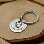 SNOWLIN I Love You 3000 Lettering Engraved Cuff Bangle Keychain Necklace Avengers Fan Avengers Endgame Gift for Dad Boyfriend Mother Girlfriend