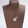 LIUANAN Inspirational Necklace Personalized Engraved Mantra Pendant Necklaces Encouragement Jewelry for Women Girl Sister Mother Friends